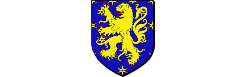 Logo de la Mairie d'ARMEAU - lion sur fond bleu